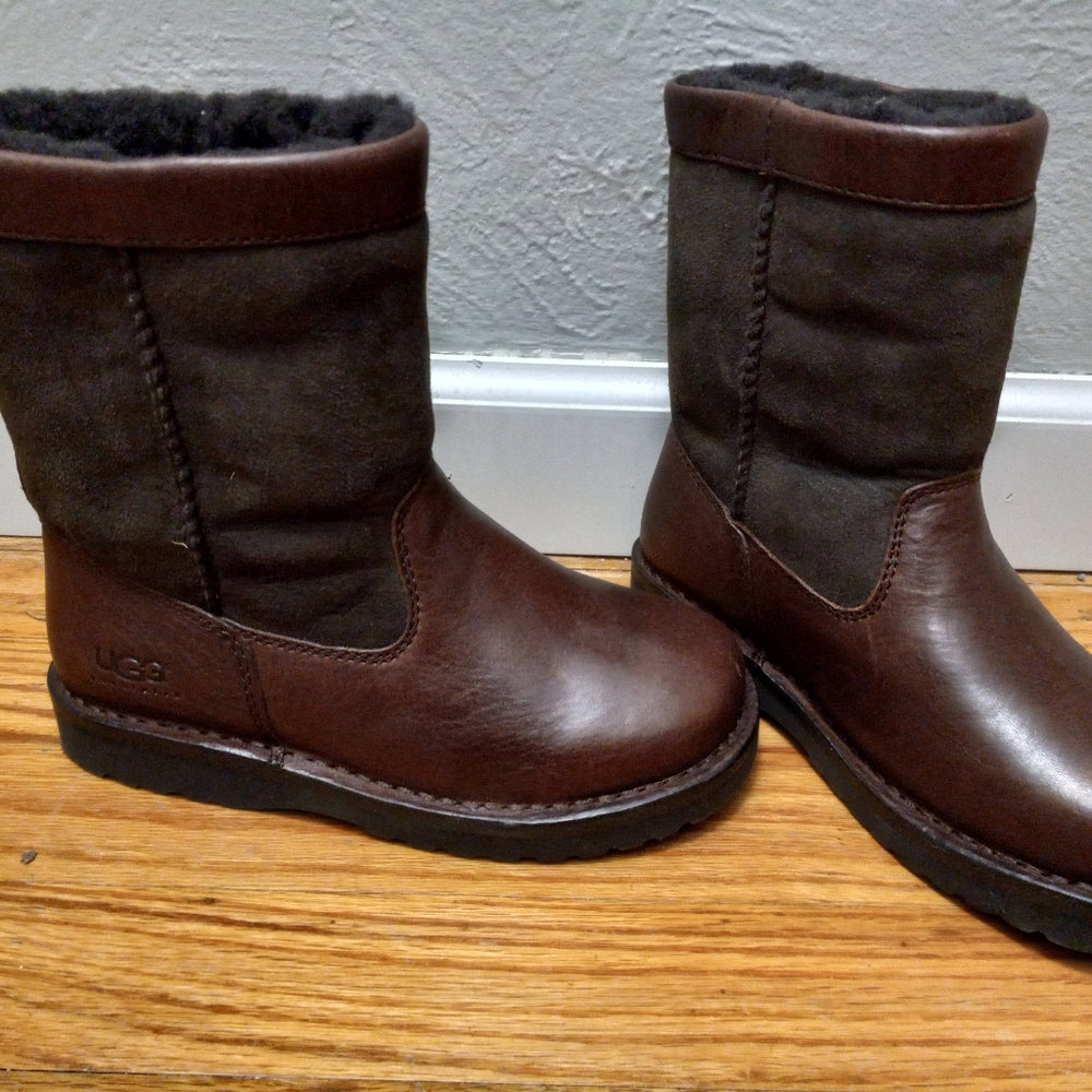 UGG brown leather boots